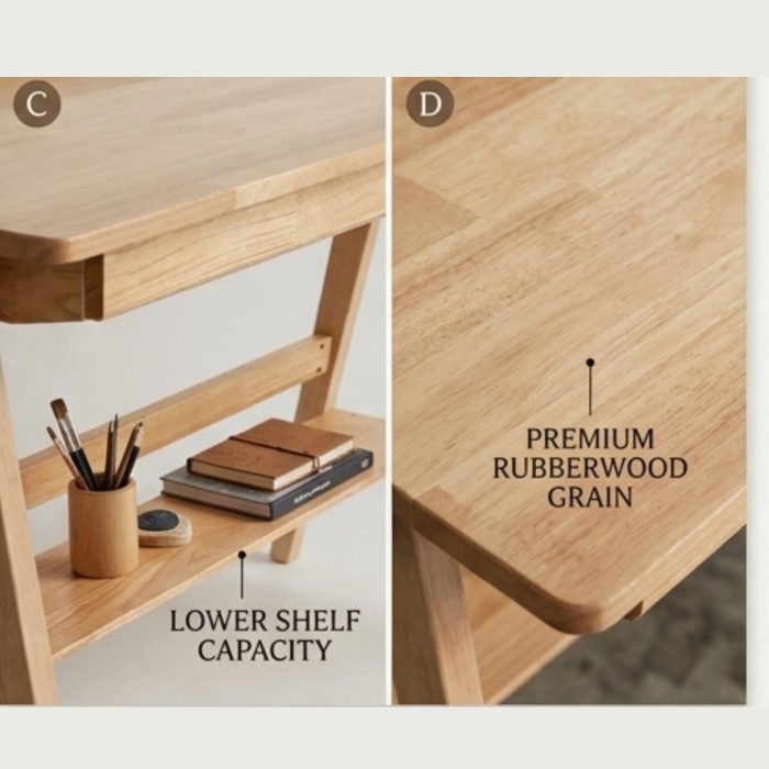 SD 8088-120(SET) 2 In 1 Study Desk Set - Image 9