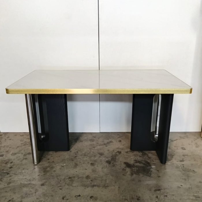 SLC 0465 140-160cm Sintered Stone Dining Table-White - Image 4