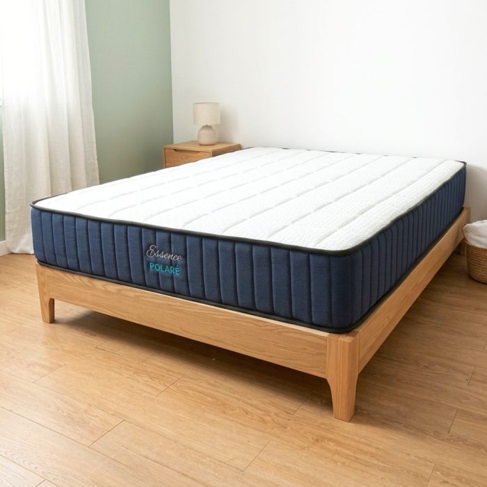 BORA Solid Ash Wood Platform Bed-Natural - Image 2