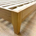 BORA Solid Ash Wood Platform Bed-Natural - Image 7