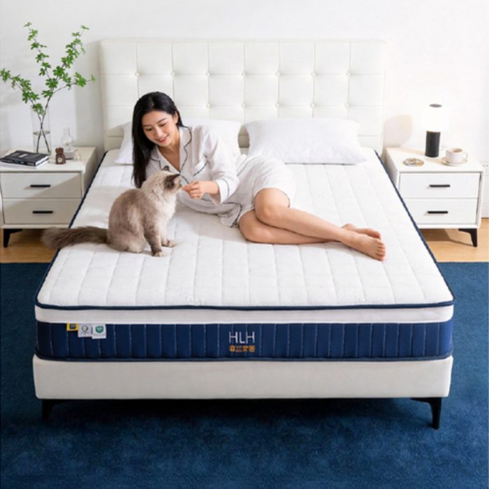 HLH 10 Inch Cooling Fabric Pocket Spring Mattress-Queen - Image 4