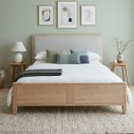 K125G Solid Ash Wood Bed Frame