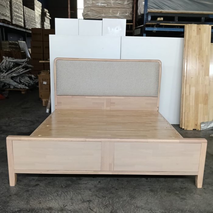 K125G Solid Ash Wood Bed Frame - Image 4
