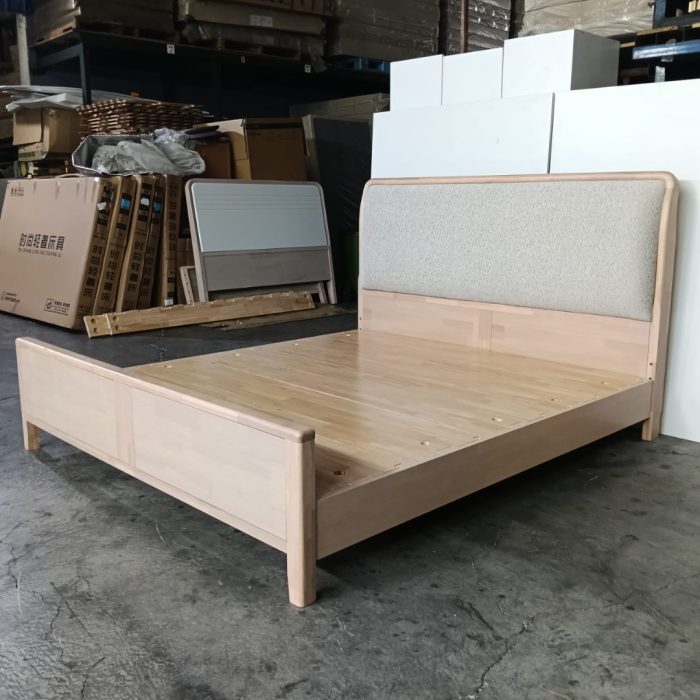 K125G Solid Ash Wood Bed Frame - Image 6