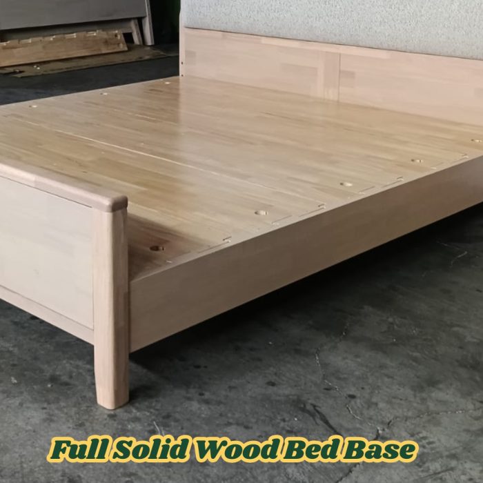 K125G Solid Ash Wood Bed Frame - Image 8