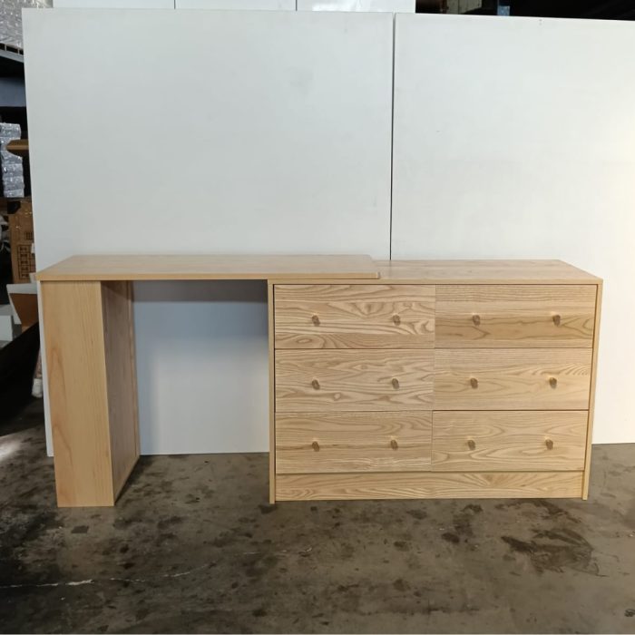 Z56 100cm Extendable Ask Wood Dresser - Image 9