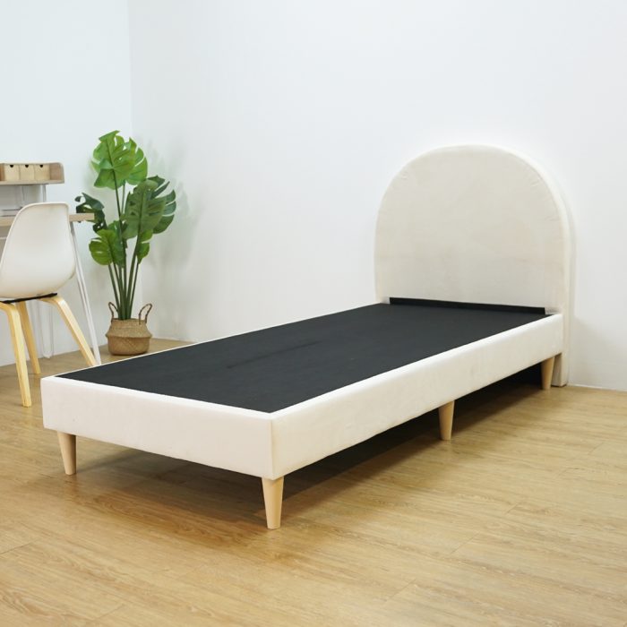HD 217 Single Divan Bed Frame-Beige - Image 5