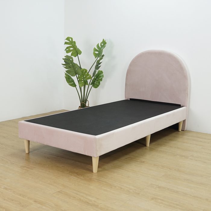 HD 217 Single Divan Bed Frame-Pink - Image 3