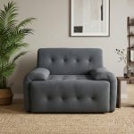 HD 8445 Pet Friendly 1 Seater Sofa-Pebble