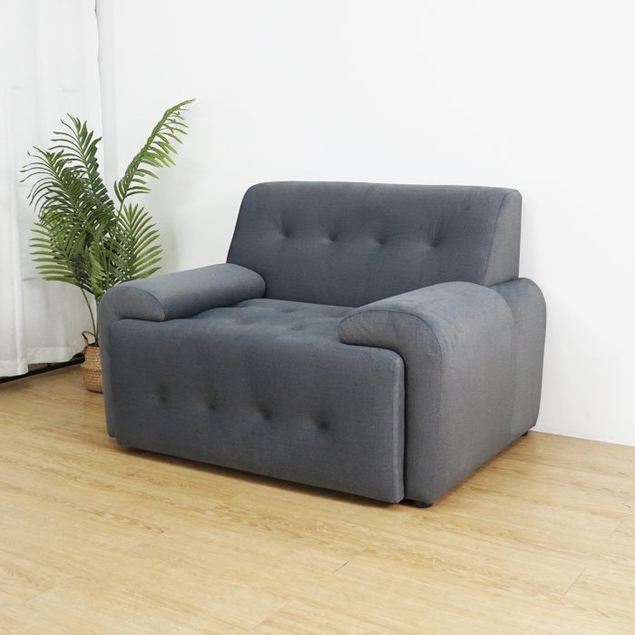 HD 8445 Pet Friendly 1 Seater Sofa-Pebble - Image 4