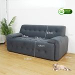 HD 8445 Pet Friendly 2 Seater Sofa-Pebble - Image 4
