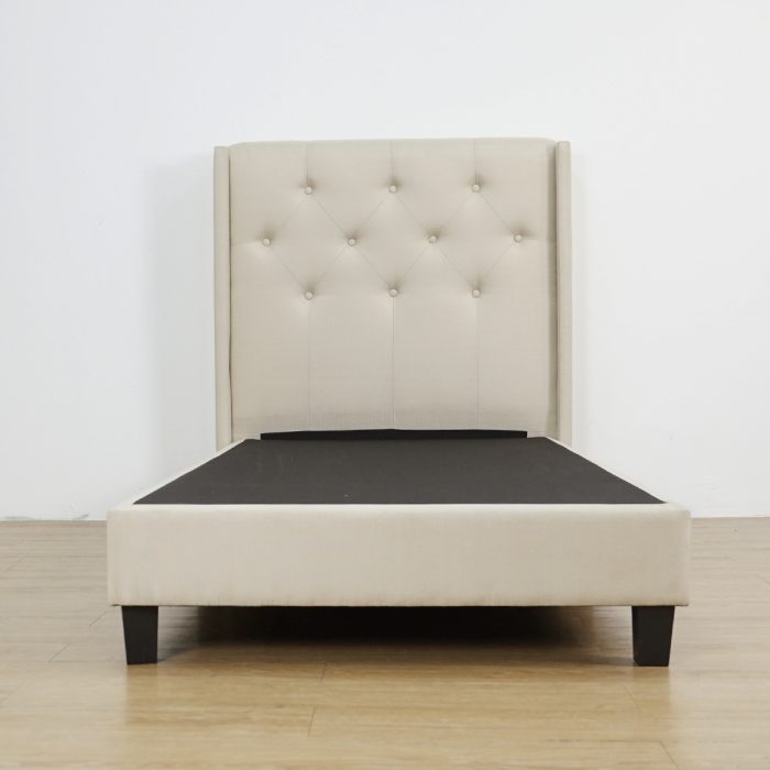 HD 616 Single Divan Bed Frame-Beige - Image 3