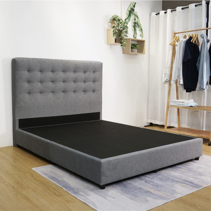 HD 8881 King Pet Friendly Divan Bed Frame-Grey - Image 4