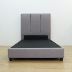 HD 128 Single & Super Single Divan Bed Frame-Grey - Image 4