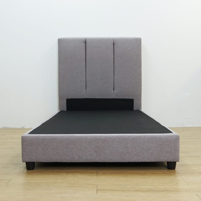 HD 128 Single & Super Single Divan Bed Frame-Grey - Image 4