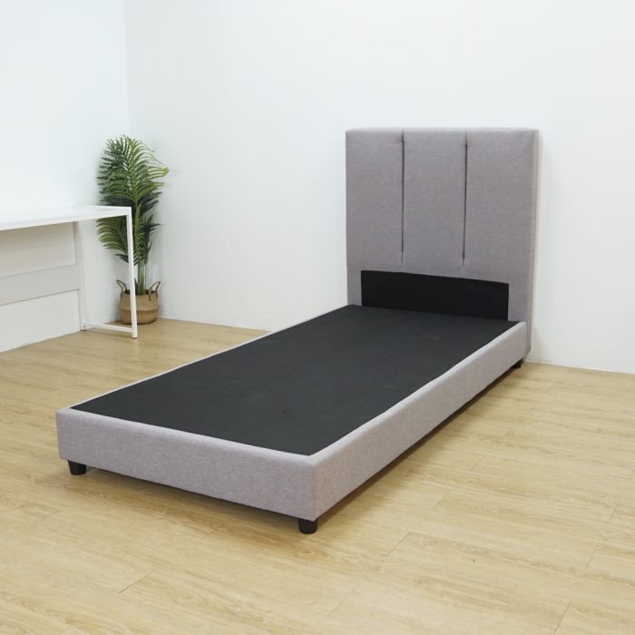 HD 128 Single & Super Single Divan Bed Frame-Grey - Image 8