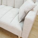 JG 09 3 Seater Sofa Bed-Beige - Image 9