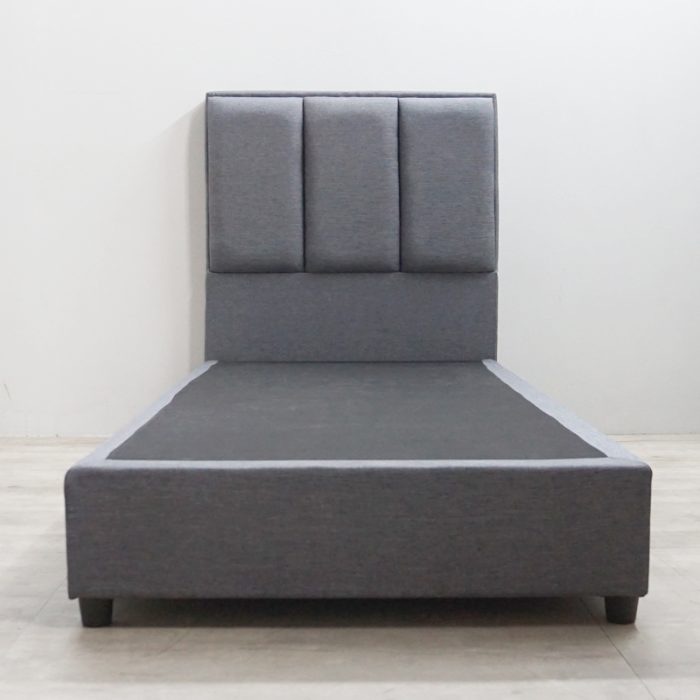 HD 8868 Single Divan Bed Frame-Grey - Image 4
