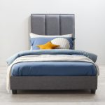 HD 8868 Single Divan Bed Frame-Grey - Image 3