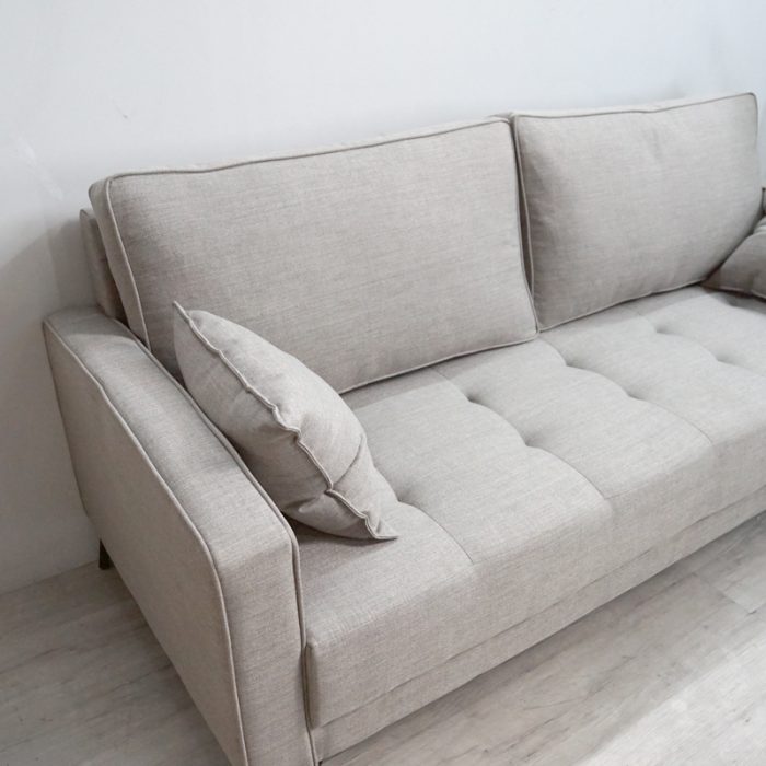 HD 8426 3 Seater Sofa-Stone - Image 9