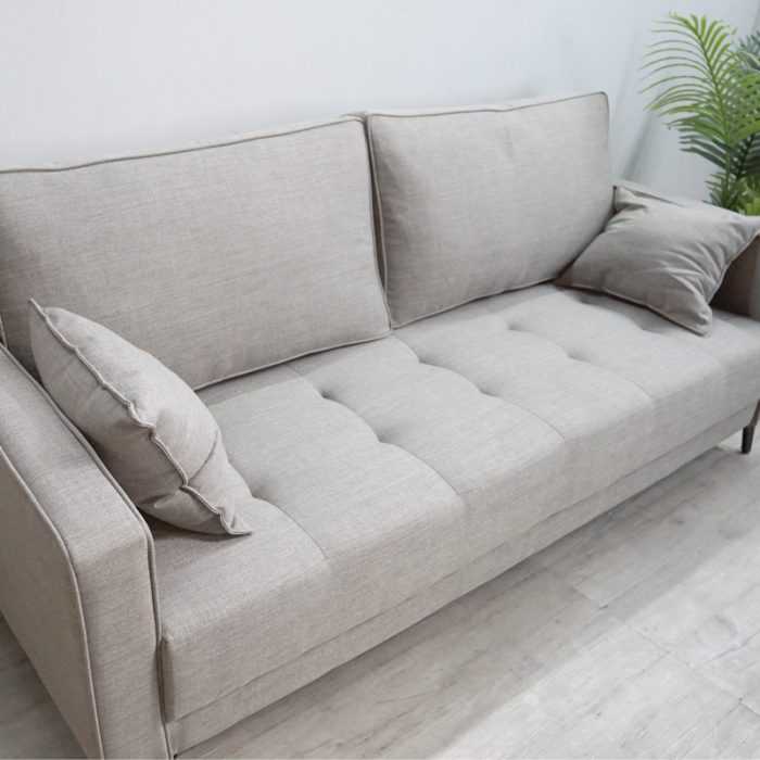 HD 8426 3 Seater Sofa-Stone - Image 3