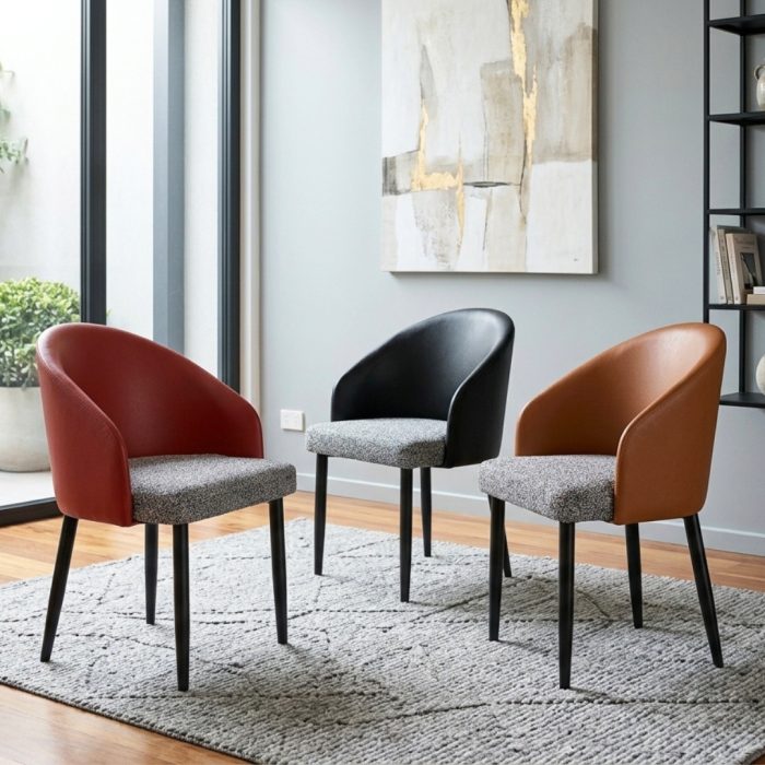 SLYL0085 Cushion Dining Chair-3 Colors - Image 3