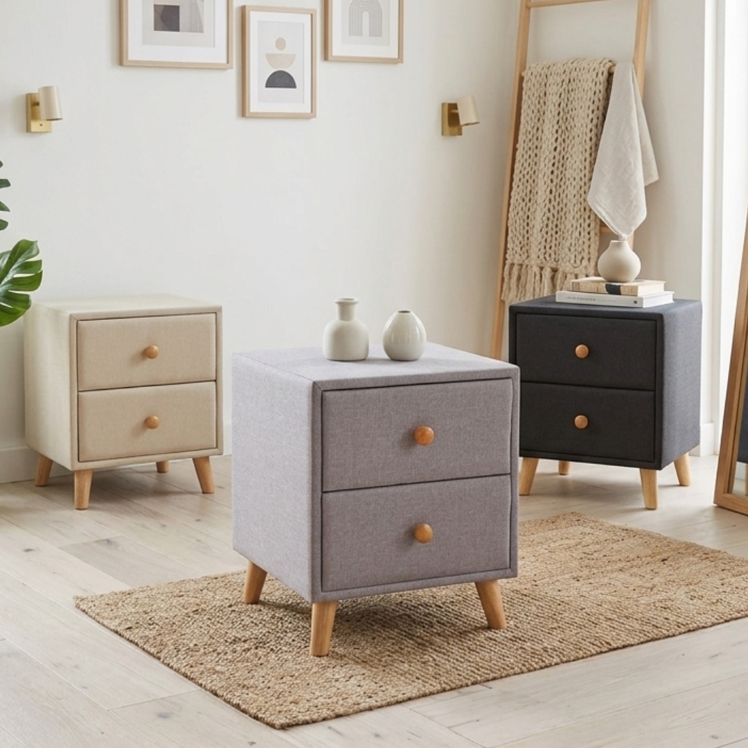 TAYLOR ST 26- FD 003 Bedside Table-3 Colors - Image 1