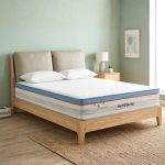 B253 Solid Ash Wood Cushion Headboard Bed-Natural - Image 2