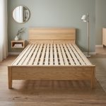 A61 Solid Ash Wood Ambient Light Bed Frame-Natural - Image 2
