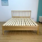 A09 Solid Ash Wood Bed Frame-Natural - Image 5