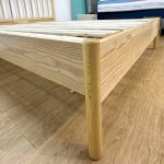 A09 Solid Ash Wood Bed Frame-Natural - Image 6