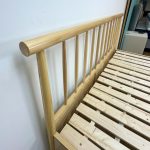 A09 Solid Ash Wood Bed Frame-Natural - Image 7