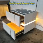 X06 Smart Charging Bedside Table-White - Image 5