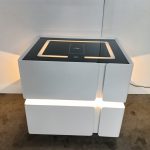 X06 Smart Charging Bedside Table-White - Image 6