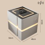 X06 Smart Charging Bedside Table-White - Image 9