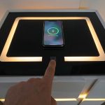 X06 Smart Charging Bedside Table-Grey - Image 3