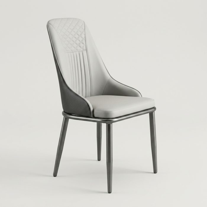 SLYM 0090 Cushion Dining Chair-2 Colors - Image 7