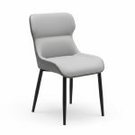 SLYW0080 Cushion Wing Back Dining Chair-2 Colors - Image 5