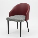 SLYL0085-BROWN Cushion Dining Chair-3 Colors - Image 3