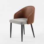 SLYL0085-BROWN Cushion Dining Chair-3 Colors - Image 4