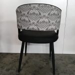 SLYH 0110 Dining Arm Chair-Black - Image 6