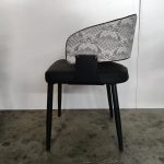 SLYH 0110 Dining Arm Chair-Black - Image 7