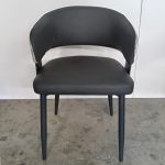 SLYH 0110 Dining Arm Chair-Black - Image 8