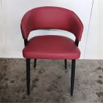 SLYH 0110 Dining Arm Chair-Maroon - Image 4