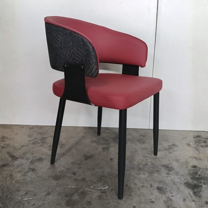 SLYH 0110 Dining Arm Chair-Maroon - Image 6