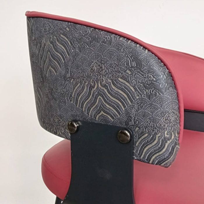 SLYH 0110 Dining Arm Chair-Maroon - Image 7