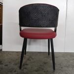 SLYH 0110 Dining Arm Chair-Maroon - Image 8