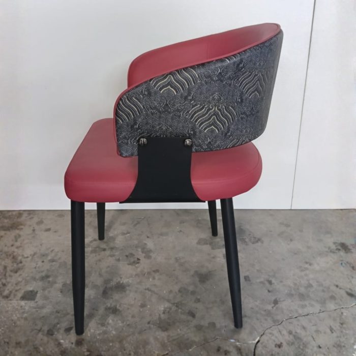SLYH 0110 Dining Arm Chair-Maroon - Image 9