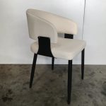 SLYH 0110 Dining Arm Chair-Cream - Image 5