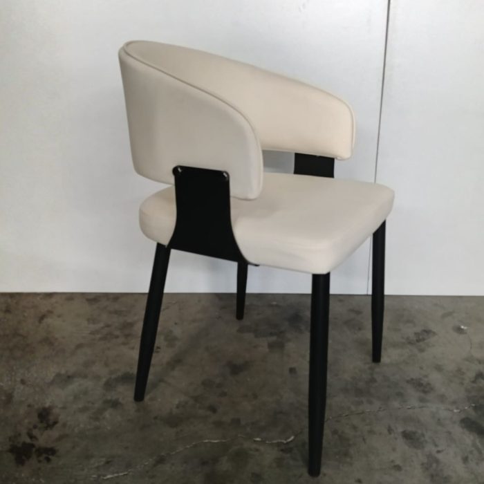 SLYH 0110 Dining Arm Chair-Cream - Image 5